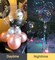 LED Balloons 10 Pack, Light Up Clear Glow Balloons 20 Inches with String Lights for Valentine's Day, Halloween, Christmas, Wedding & Birthday Parties
